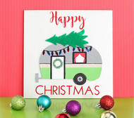 Happy Christmas Camper Sign